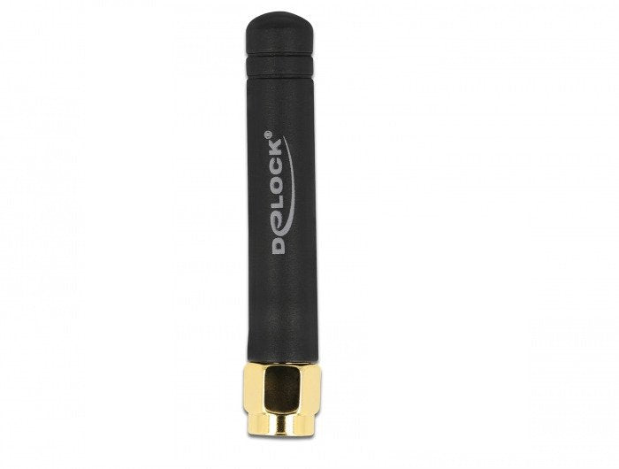 Delock Lpwan 868 Mhz Antenne Sma Stecker 1,6 Dbi Omnidirektional Starr Schwarz