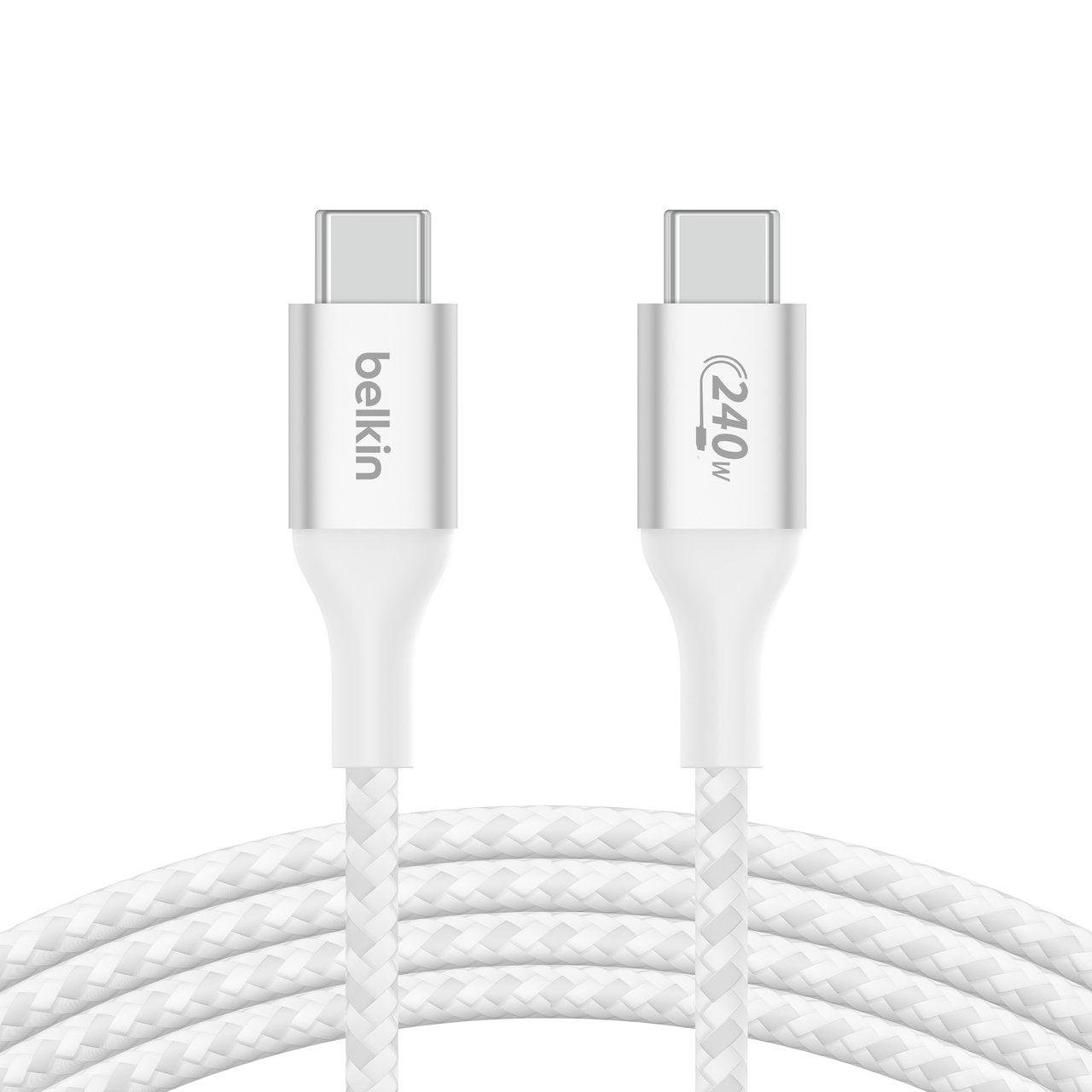 Cable Usb-C/Usb-C Blanca Belkin Boost Charge 240w, 1m Cab015bt1mwh