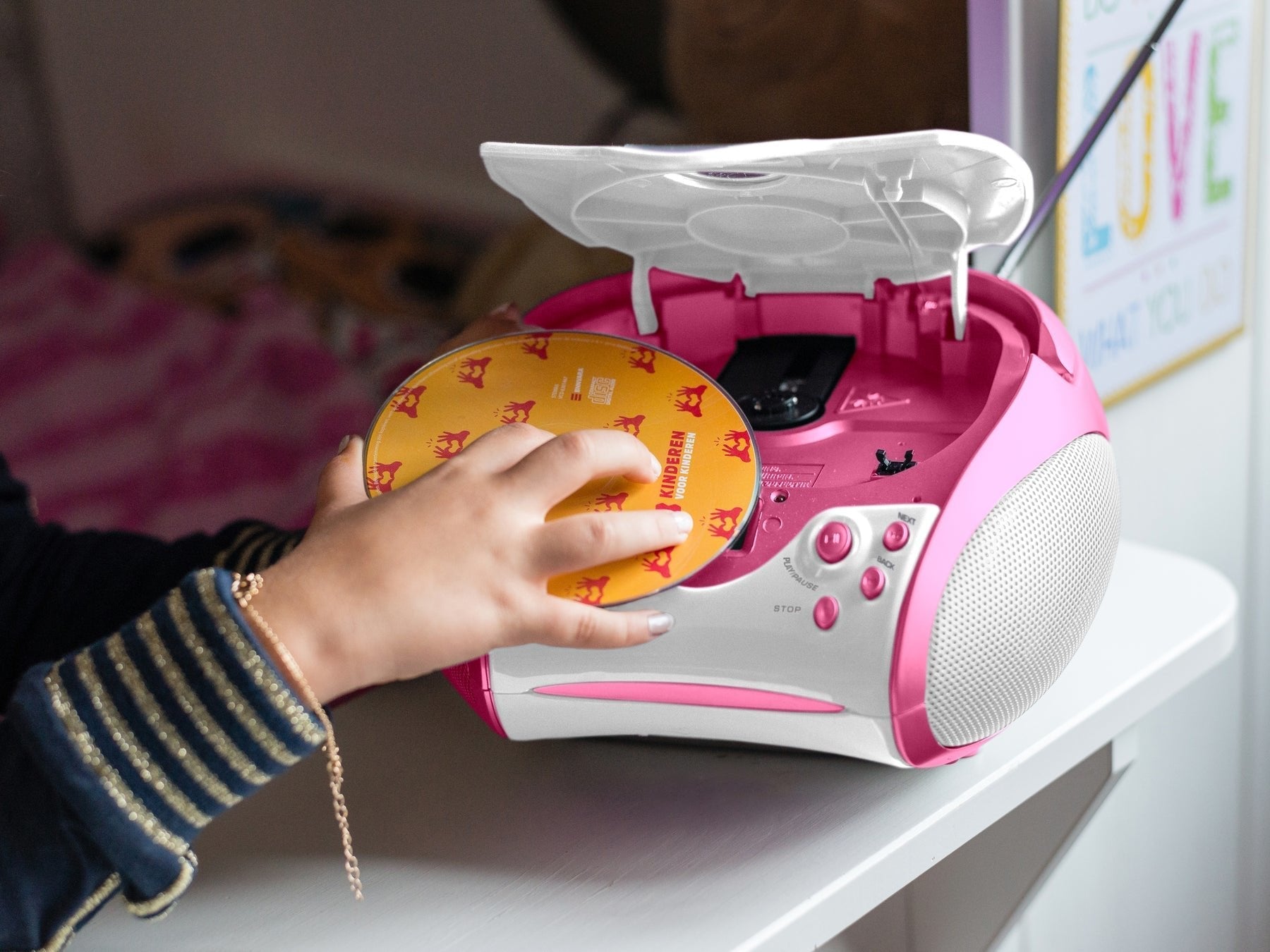 Radio Lenco Scd-24kids Pink