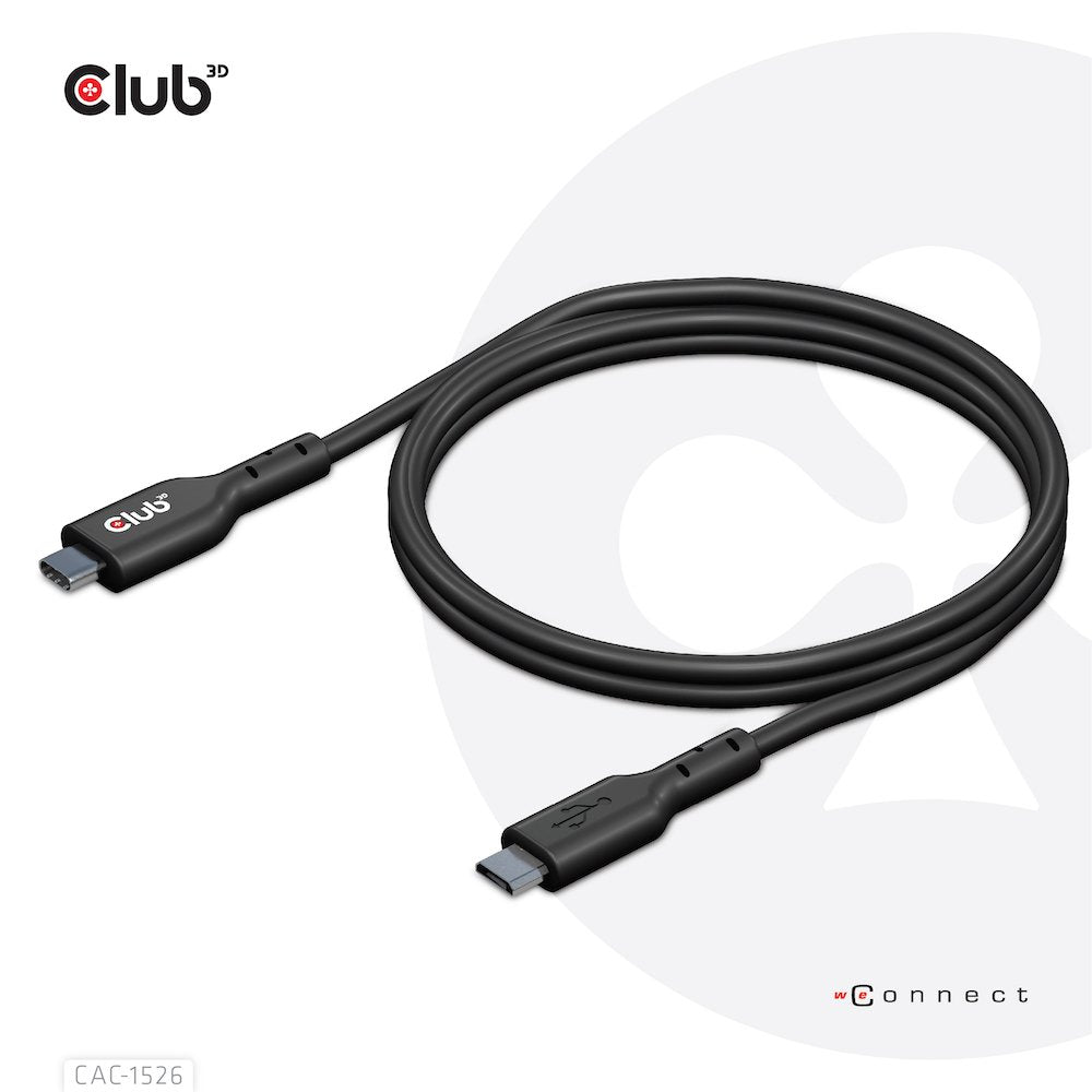 EAN 8719214471903 - CLUB3D CAC-1526 cable USB USB 3.2 Gen 1 (3.1 Gen 1) 1 m USB C Micro-USB B Negro imagen 5