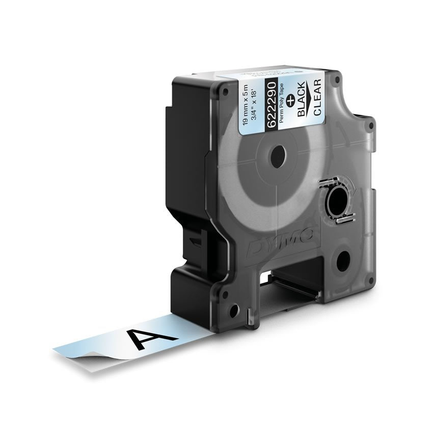 EAN 0071701222909 - DYMO 622290 cinta para impresora de etiquetas Negro sobre transparente imagen 4