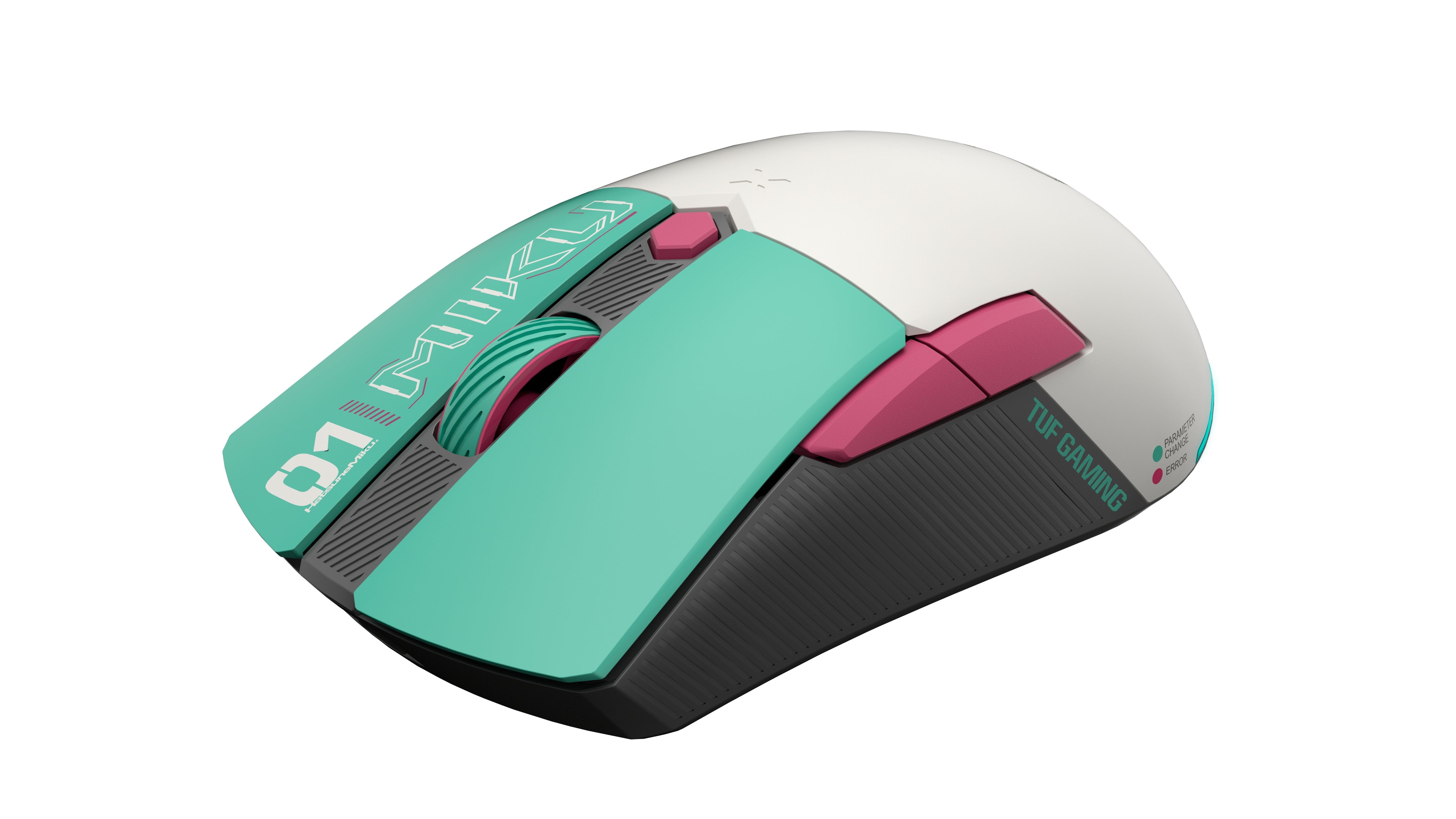 Raton Asus Tuf Gaming Mini Wireless Hatsune Miku Edition