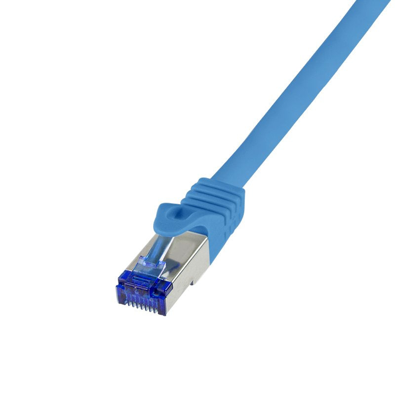 Logilink Cable De Red Ultraflex, Cat.6a, S Ftp, Azul, 0,25 M