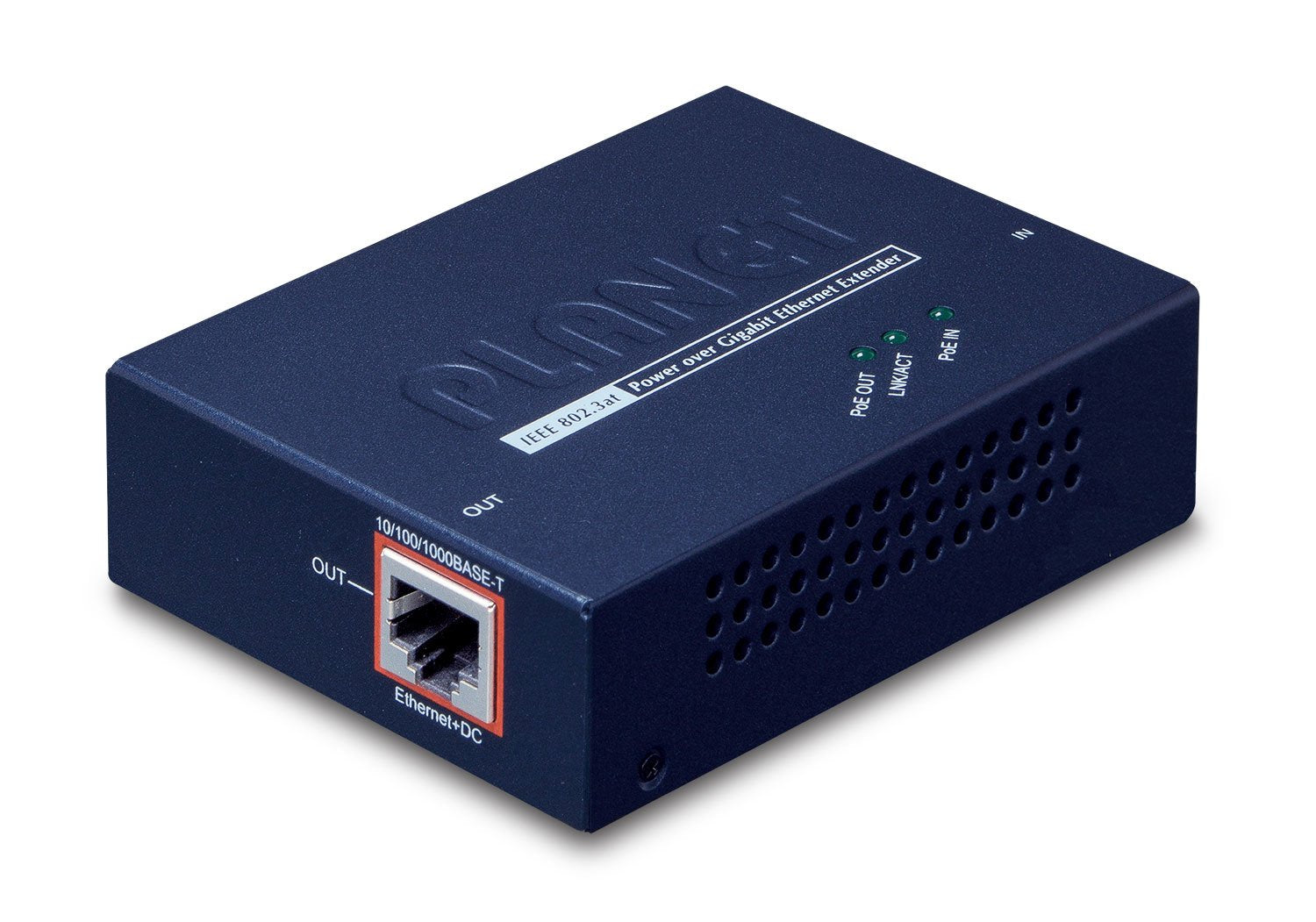 Planet Poe-E201 Ampliador De Red Transmisor Y Receptor De Red Negro