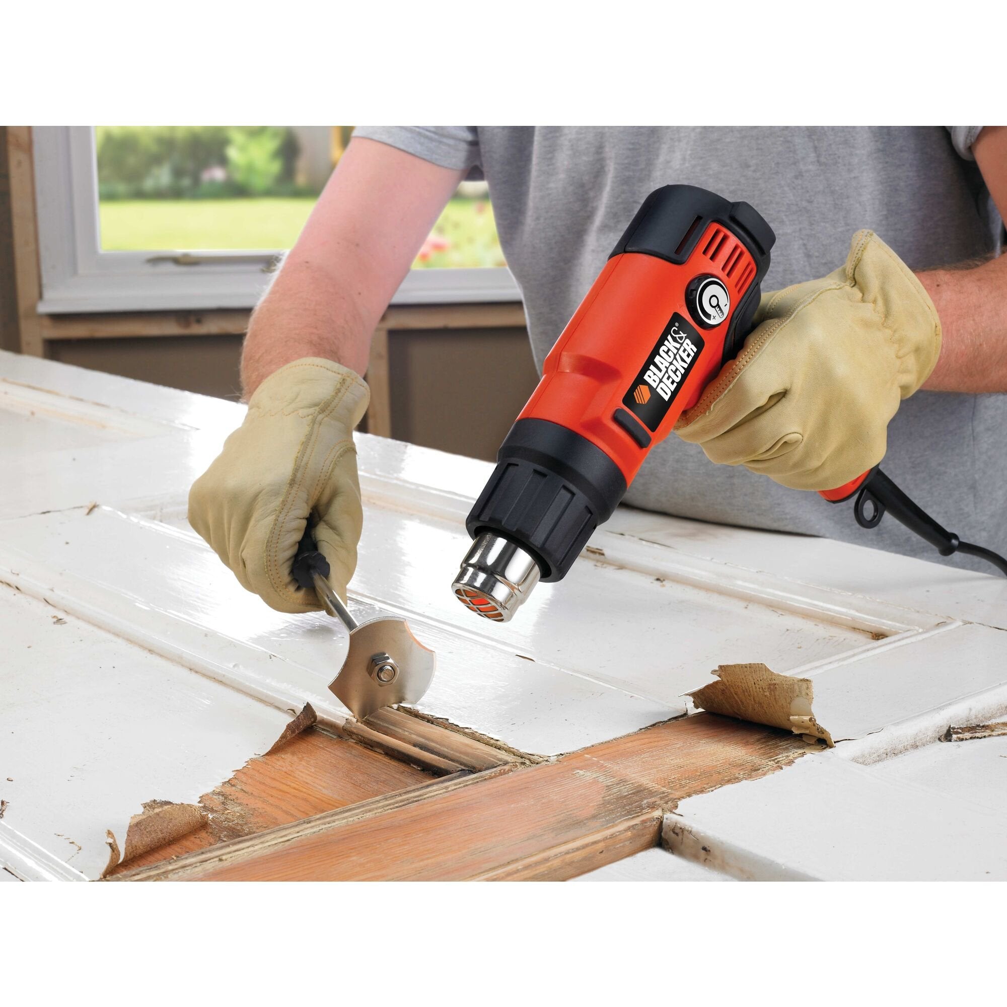 EAN 5035048331521 - Black & Decker KX2200K-QS pistola de calor Pistola de aire caliente 720 l/min 645 °C 2000 W Negro, Naranj imagen 3