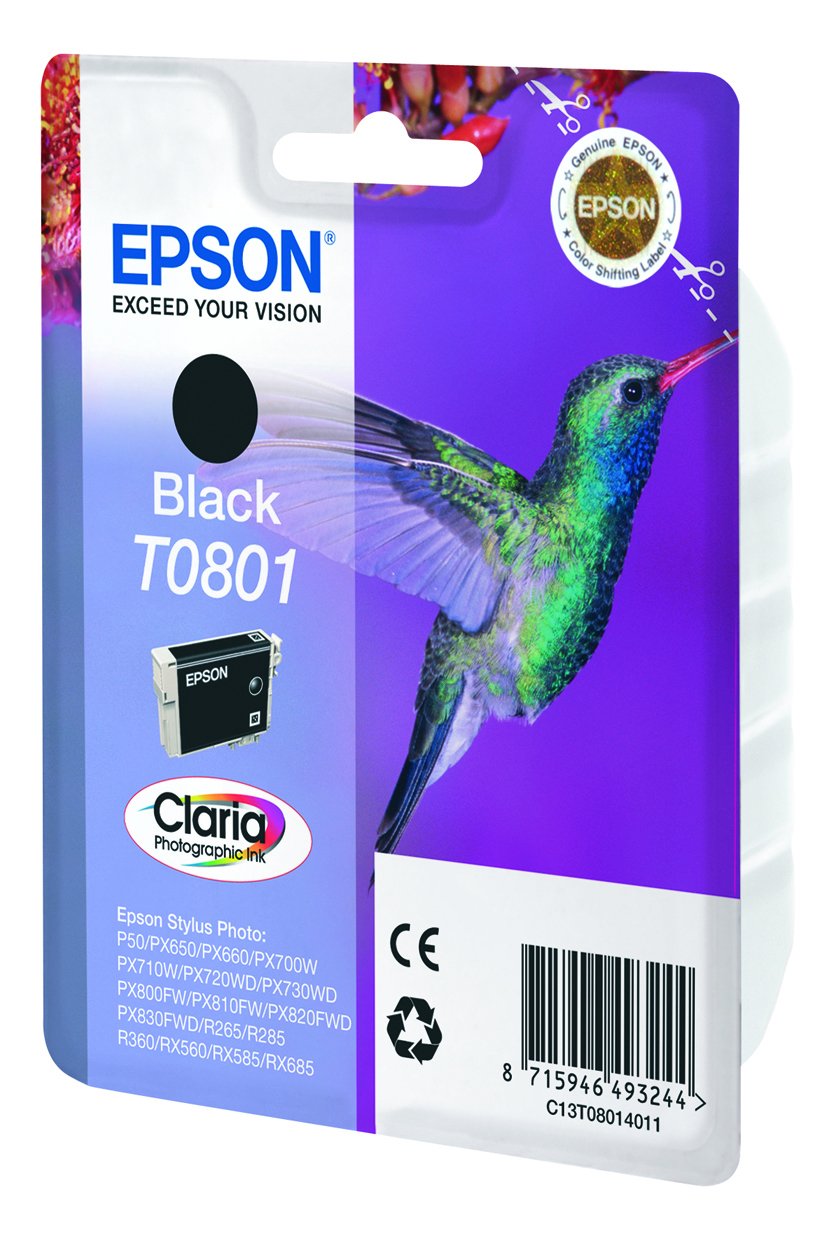 EAN 5711045580796 - Epson Hummingbird T0801 cartucho de tinta 1 pieza(s) Original imagen 1