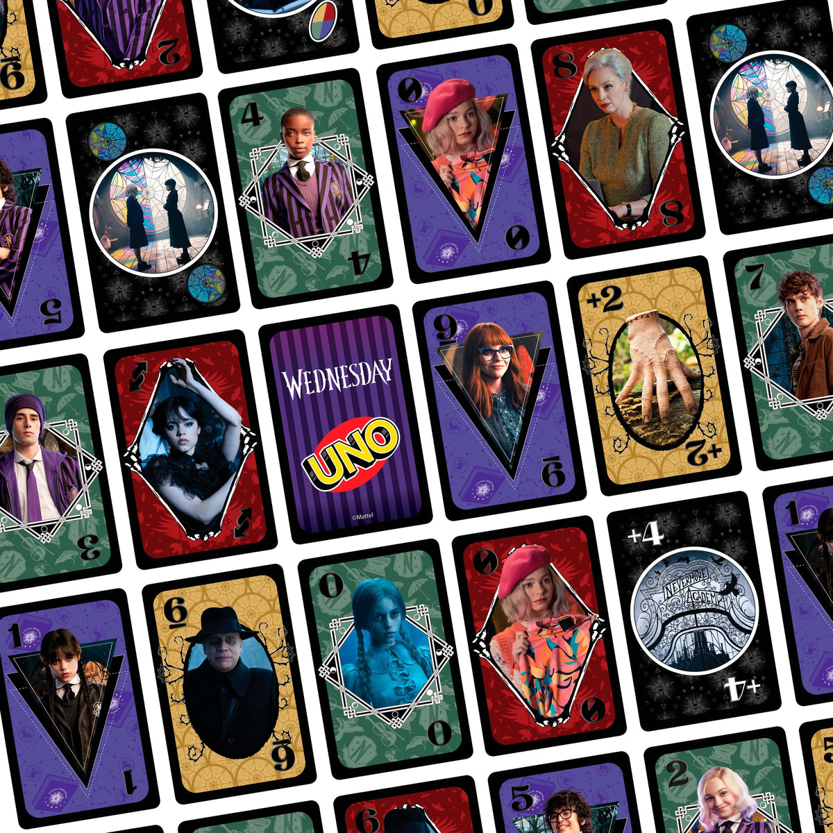 Juego Cartas Uno Miercoles Wednesday