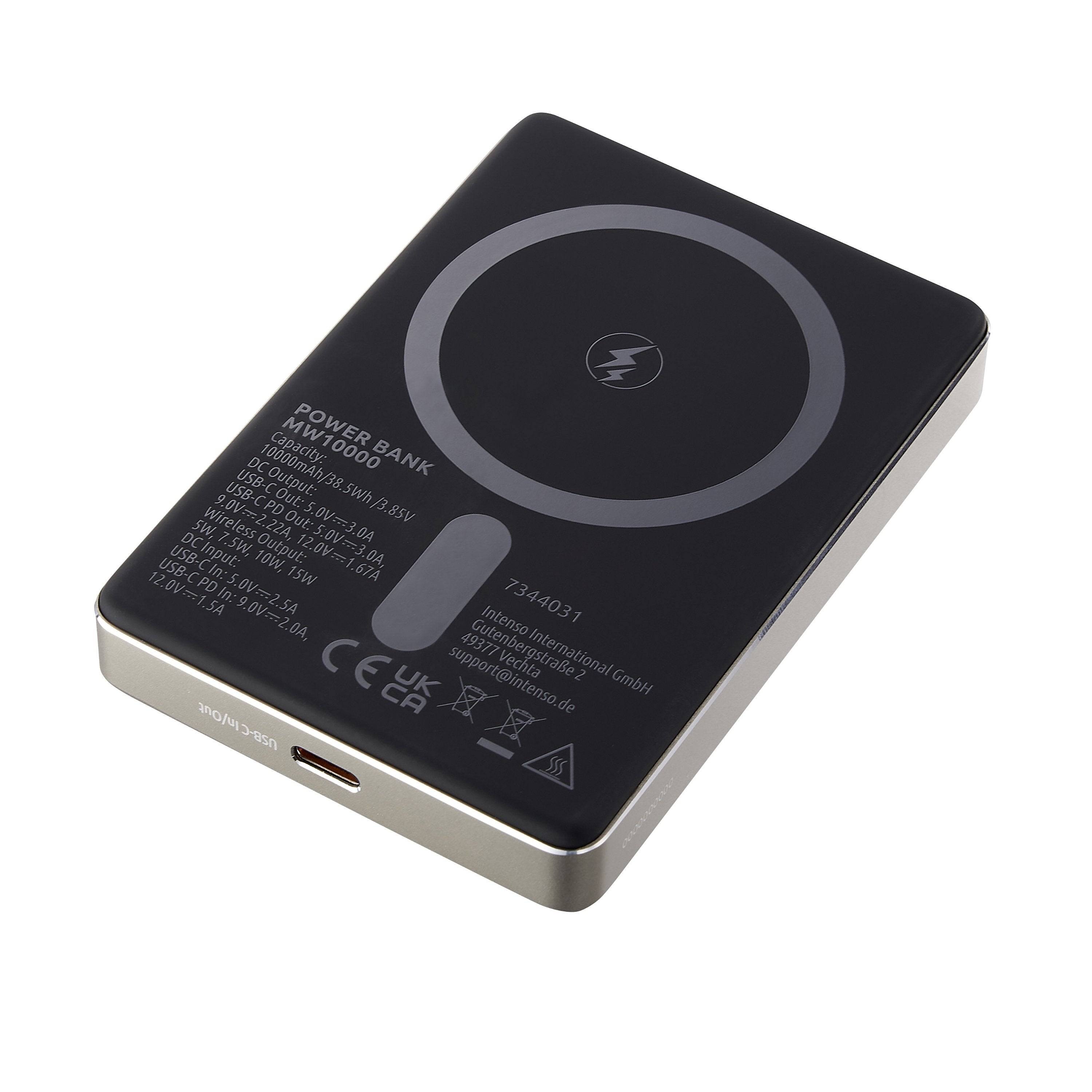 EAN 4034303036219 - Intenso MW10000 Polímero de litio Cargador inalámbrico imagen 5