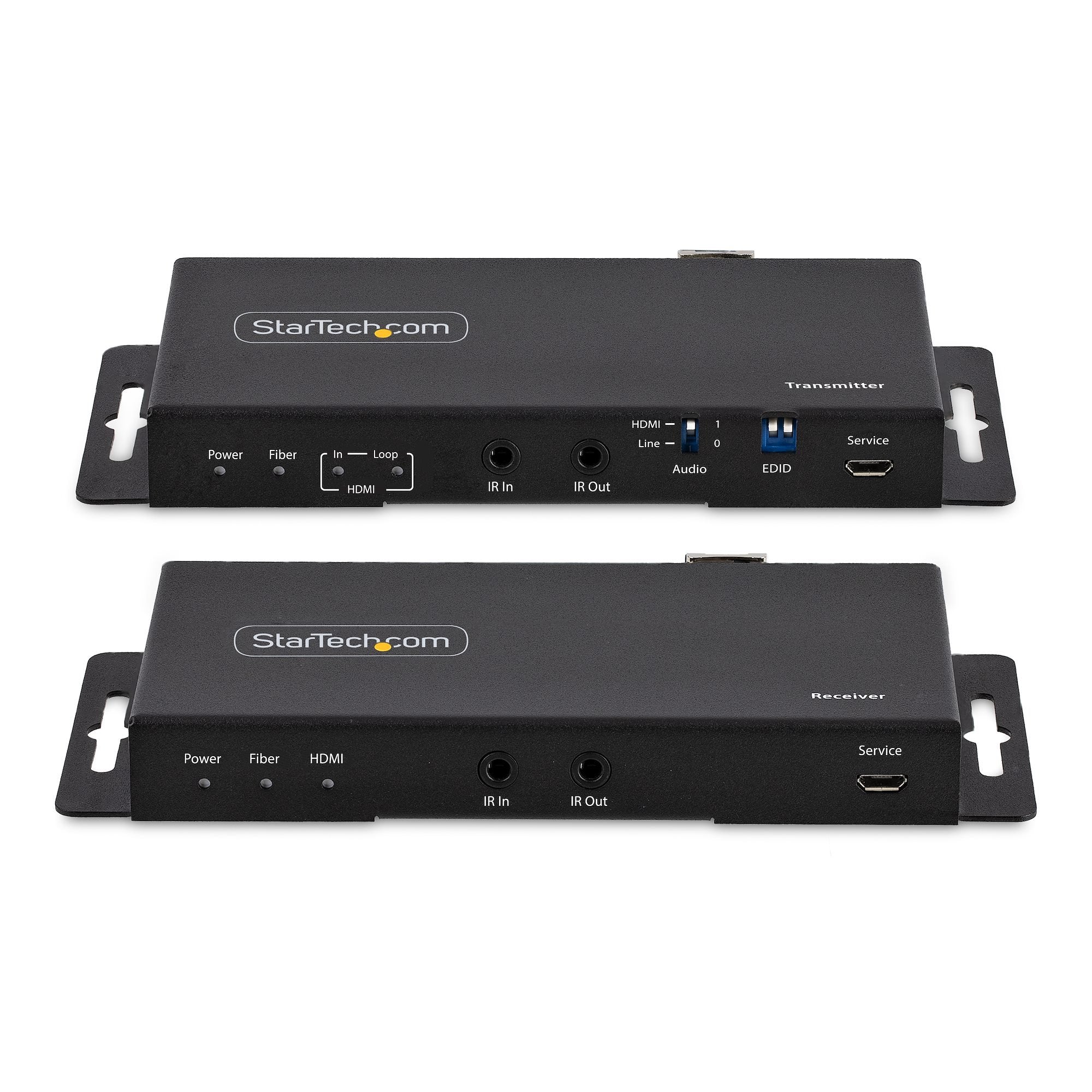 EAN 0065030897303 - StarTech.com ST121HD20FXA2 extensor audio/video Transmisor y receptor de señales AV Negro imagen 4
