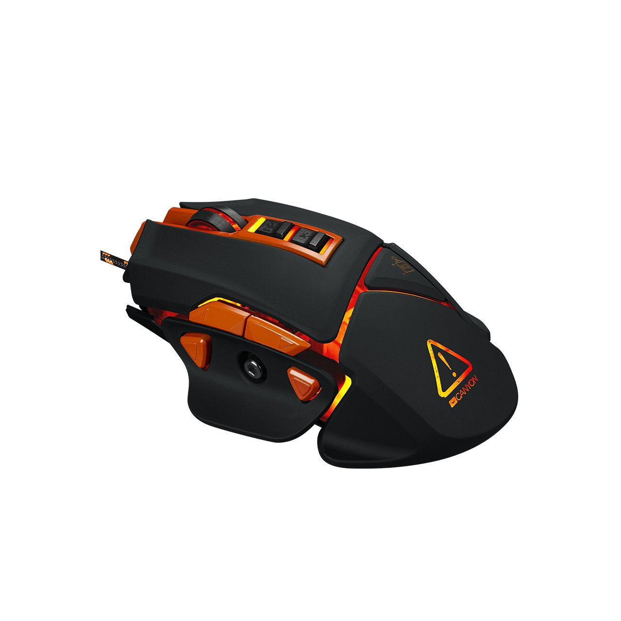 Canyon Gaming Raton Hazard Led Backlight Negro/Orange