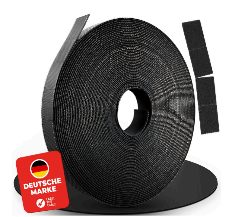 Ltc Klettrolle Rip Roll 3m Zum Bündeln&Ordnen Negro