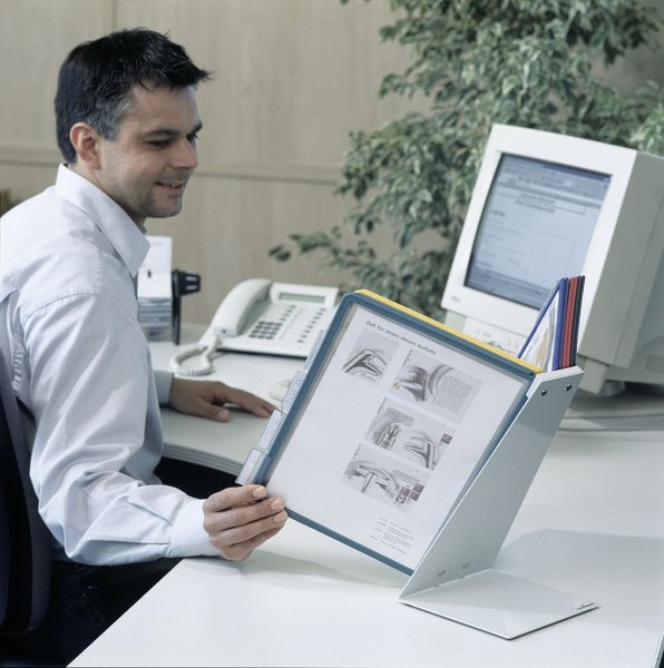 Simema De Paneles Expositores De Mesa Durable Paneles Expositores Variotable10, Multicolor