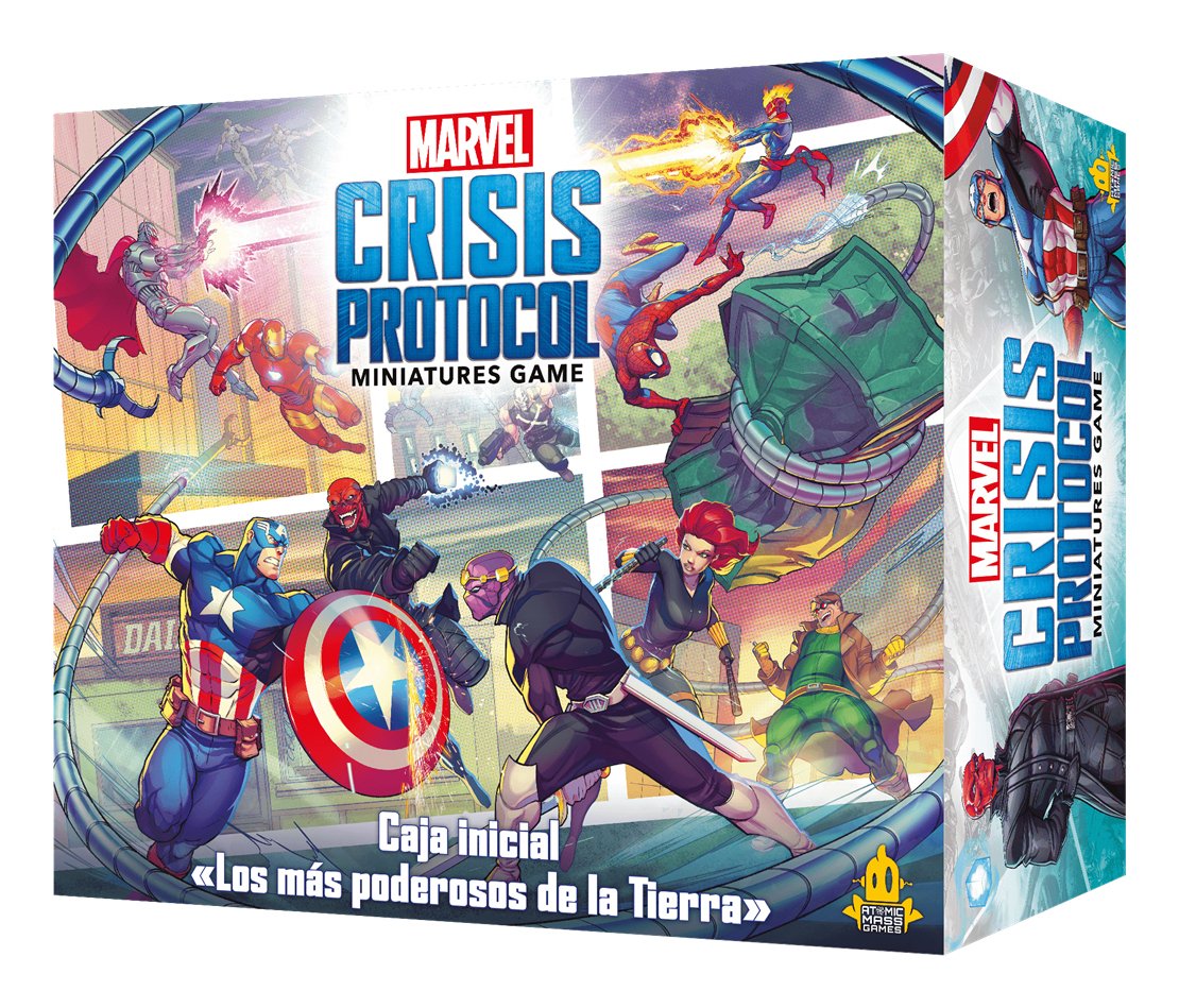 Juego De Mesa Marvel Crisis Protocol Caja Inicial Los Mas Poderosos De La Tierra Edad Recomendada 14 Años