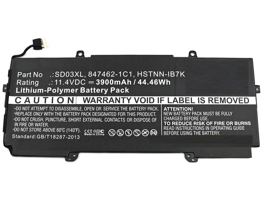Laptop Battery For Hp 44.46wh 11.4v 3900mah 44wh Li-Pol