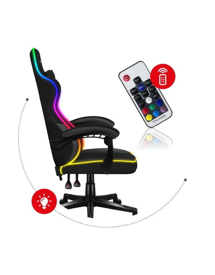 EAN 5903796013160 - Huzaro FORCE 4.4 RGB Silla para videojuegos de PC Asiento (de seguridad) de butaca Negro imagen 7
