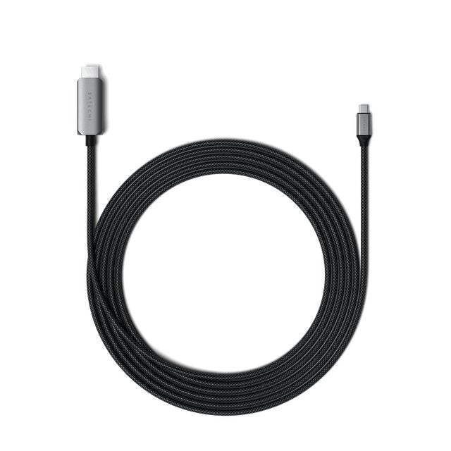 Satechi Usb-C To Hdmi 2.1 8k Cable, Longitud: 1,96m Verfügt Sobre Einen Hdmi 2.1- Sowie Einen Usb C Conexión