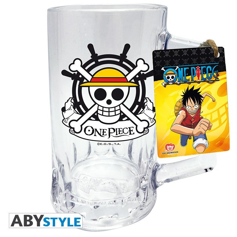 Jarra Cristal Abystyle One Piece Logo