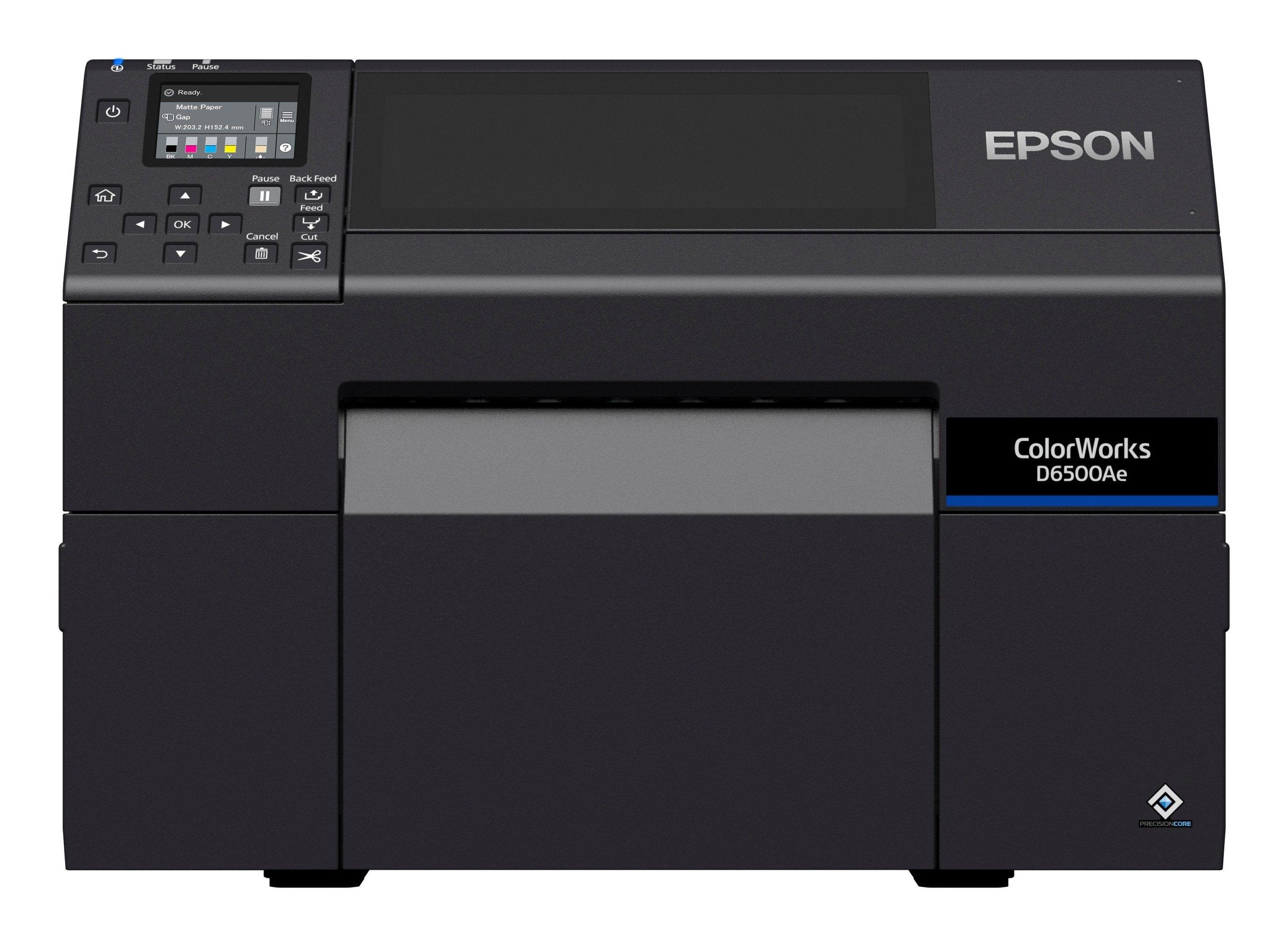 Impresora De Etiquetas Epson Colorworks D6500ae Transferencia Térmica Color 1200 X 1200 Dpi 85 Mm/S Alámbrico Ethernet