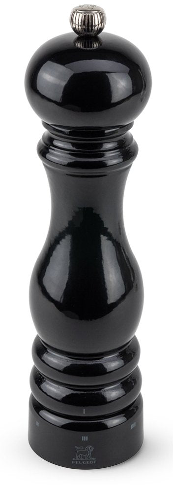 Molinillo De Sal Peugeot Paris Madera De Haya Negro Lacado 22 Cm
