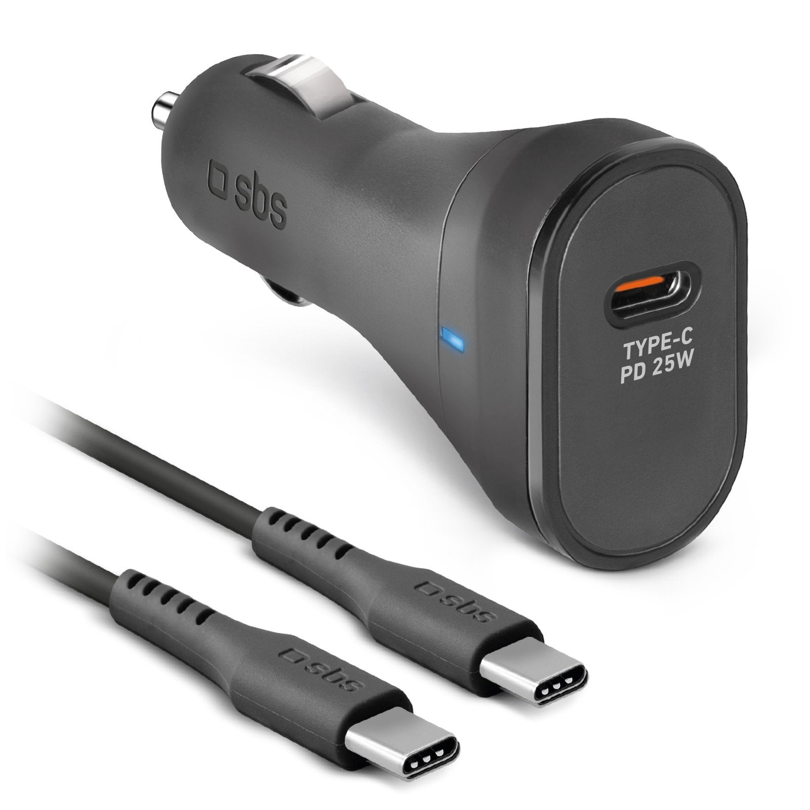 Sbs Tecrkittcpd25w Cargador De Dispositivo Móvil Negro Auto