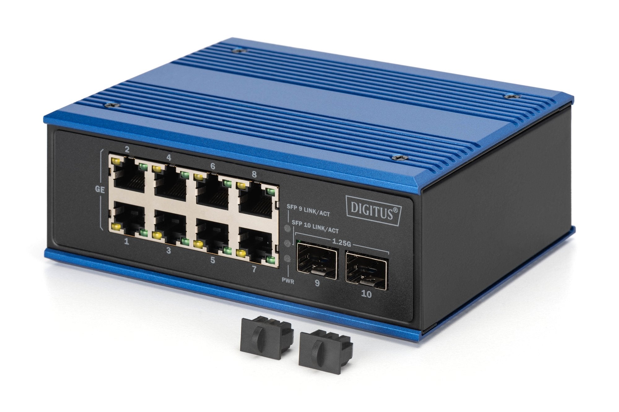 Digitus Switch Gigabit Ethernet Industrial De 8+2 Puertos