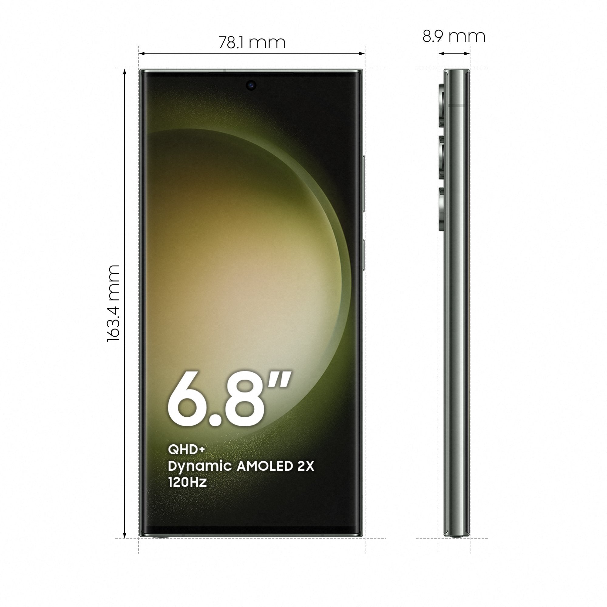 EAN 8806094734362 - Samsung Galaxy S23 Ultra SM-S918B 17,3 cm (6.8") SIM doble Android 13 5G USB Tipo C 8 GB 256 GB 5000 mAh imagen 3