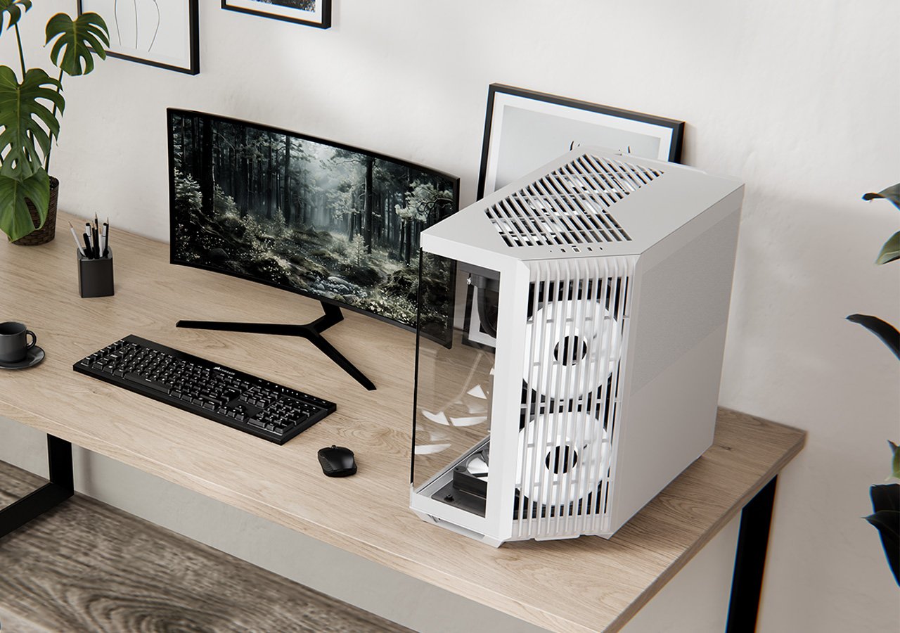EAN 4711099479535 - APNX V1-WT-v1 Midi Tower Blanco imagen 2