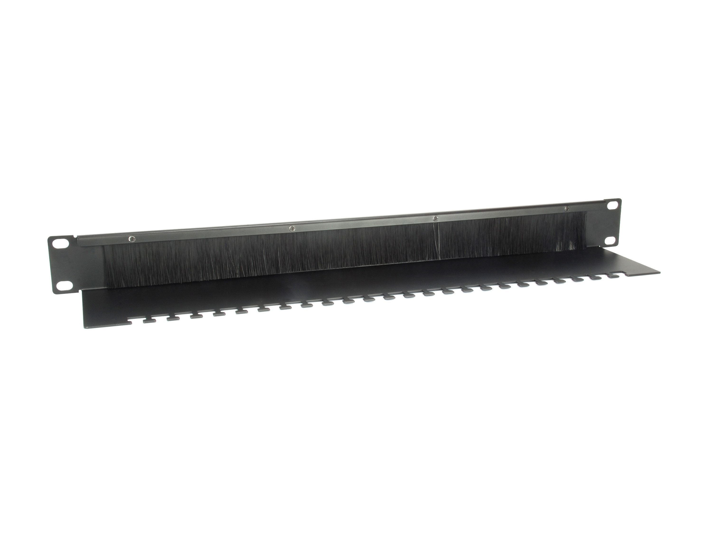 Equip Panel De Admnistracion De Cables Con Cepillo Para Montaje En Bastidor De 19"