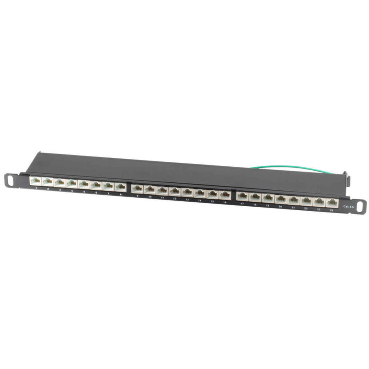 Shiverpeaks 08-67052 - Rj-45 - Cat6a - Negro - Spcc - Montaje En Rack - 0.5u - Patch-Panel - Rj-45