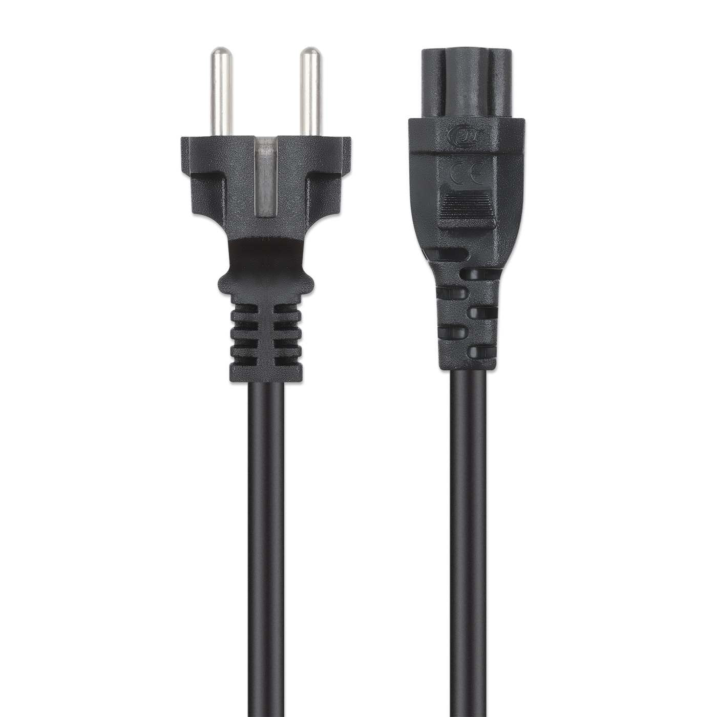 Manhattan Cable De Alimentacion C5 A Schutzkontakt 1m Negro