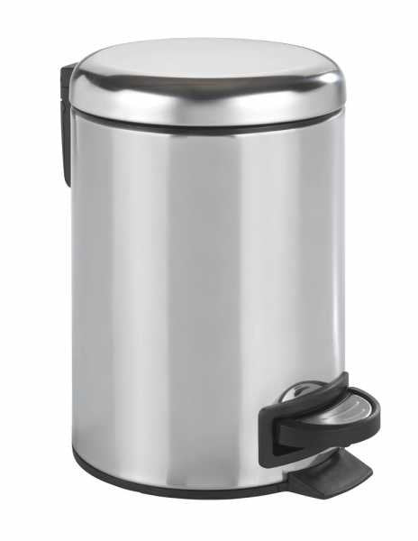 Cubo De Pedal De Acero Inoxidable Leman 3l, Brillante 22444100 Wenko