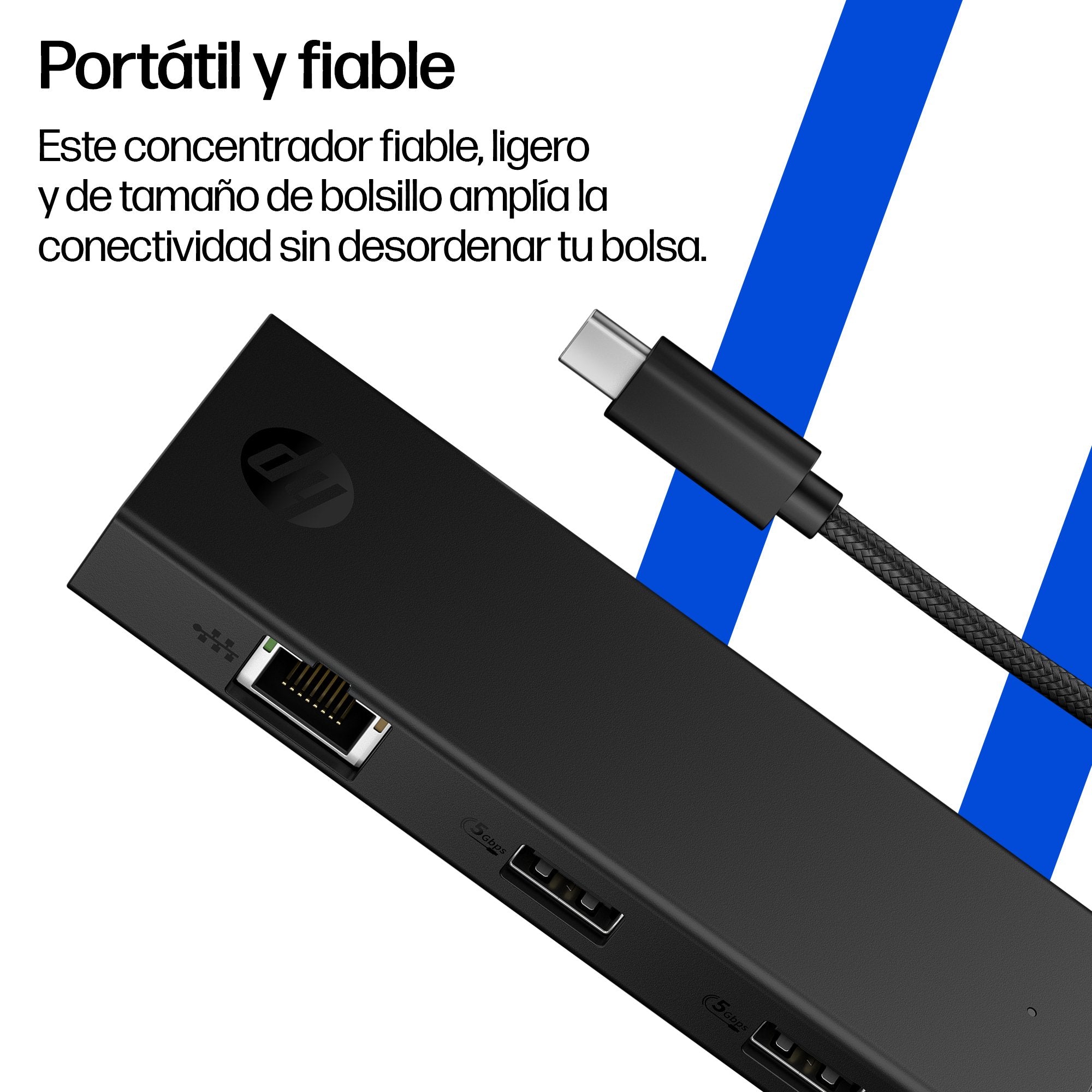 EAN 198990573175 - HP Portable USB-C Hub imagen 5