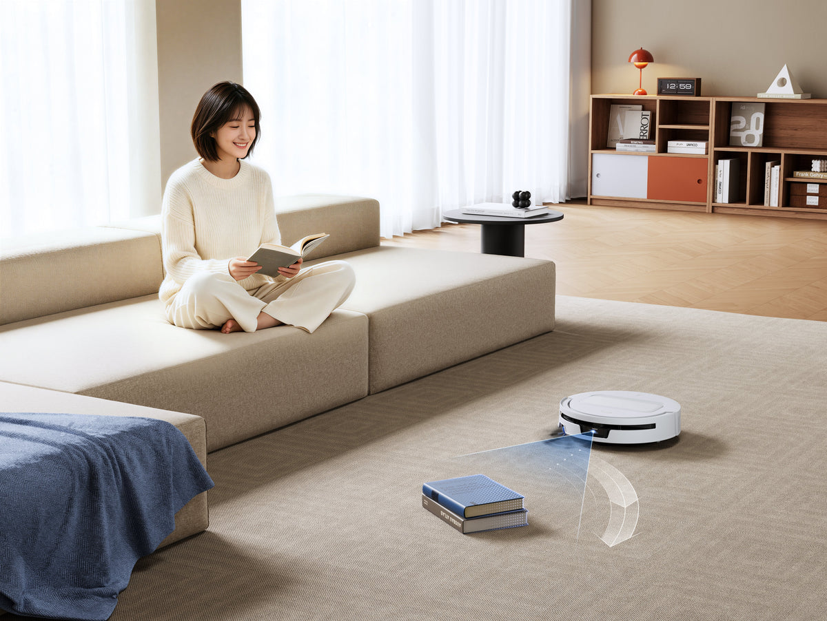 Ecovacs Deebot T90 Max Omni Vacuum Cleaner,Robot,Wet&Dry,30000pa,Truedge 3.0,Zerotangle 4.0,Ozmo Roller 3.0,White+Omni Auto-Empty Station