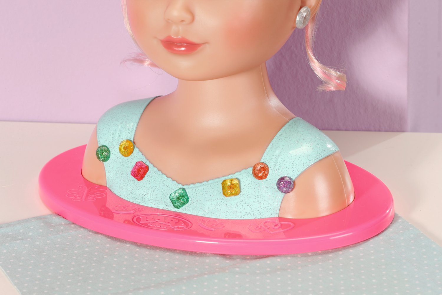 Zapf Creation Baby Born® Sister Styling Head Princess, Cabeza De Maquillaje Y Peluquería 835432
