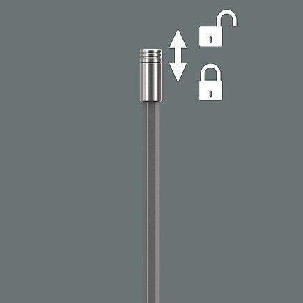 Juego De Puntas Wera Kraftform Kompakt 27 Xl Universal Imperial 1 Negro/Verde, 7 Piezas, Cargador Integrado 5051032001