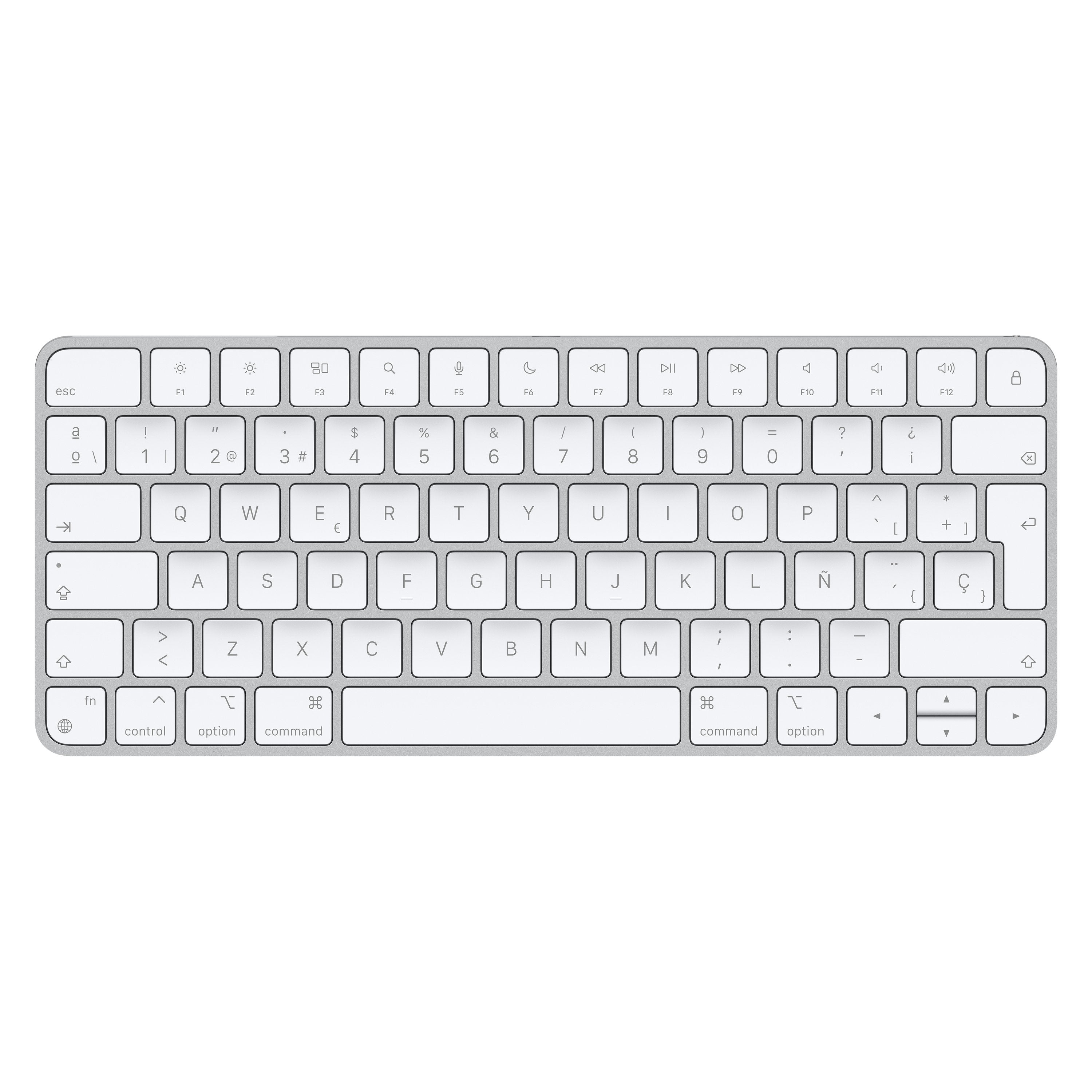 Teclado Inalámbrico Apple Magic Keyboard Plata