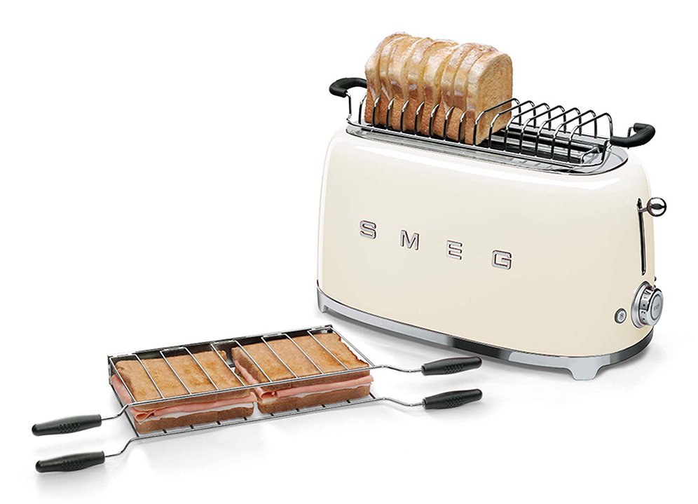 EAN 8017709190712 - Smeg TSF02CREU tostadora 6 4 rebanada(s) 1500 W Crema de color imagen 6