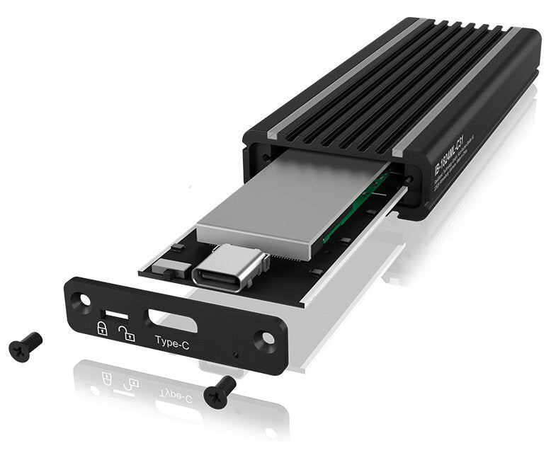 EAN 4250078170518 - ICY BOX IB-1824ML-C31 Caja externa para unidad de estado sólido (SSD) Negro M.2 imagen 5