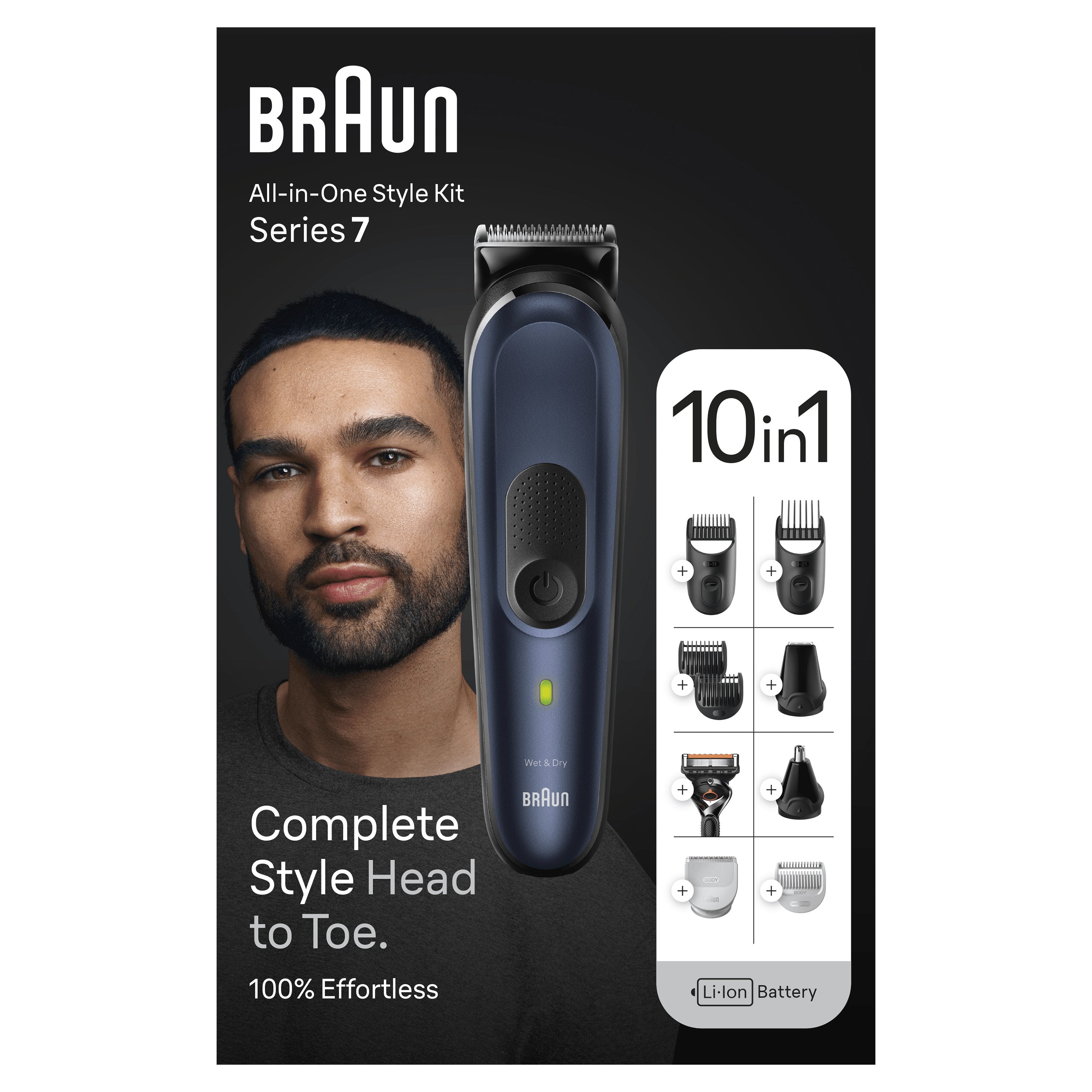 Kit Multiusos De Aseo Braun Mgk 7410 Todo En Uno