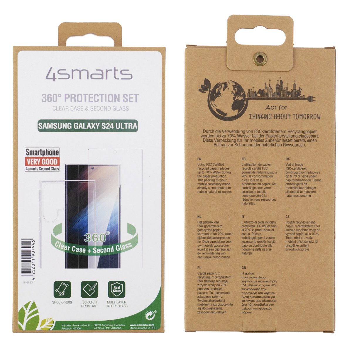 EAN 4252011907946 - 4smarts 540983 funda para teléfono móvil 17,3 cm (6.8") Transparente imagen 3