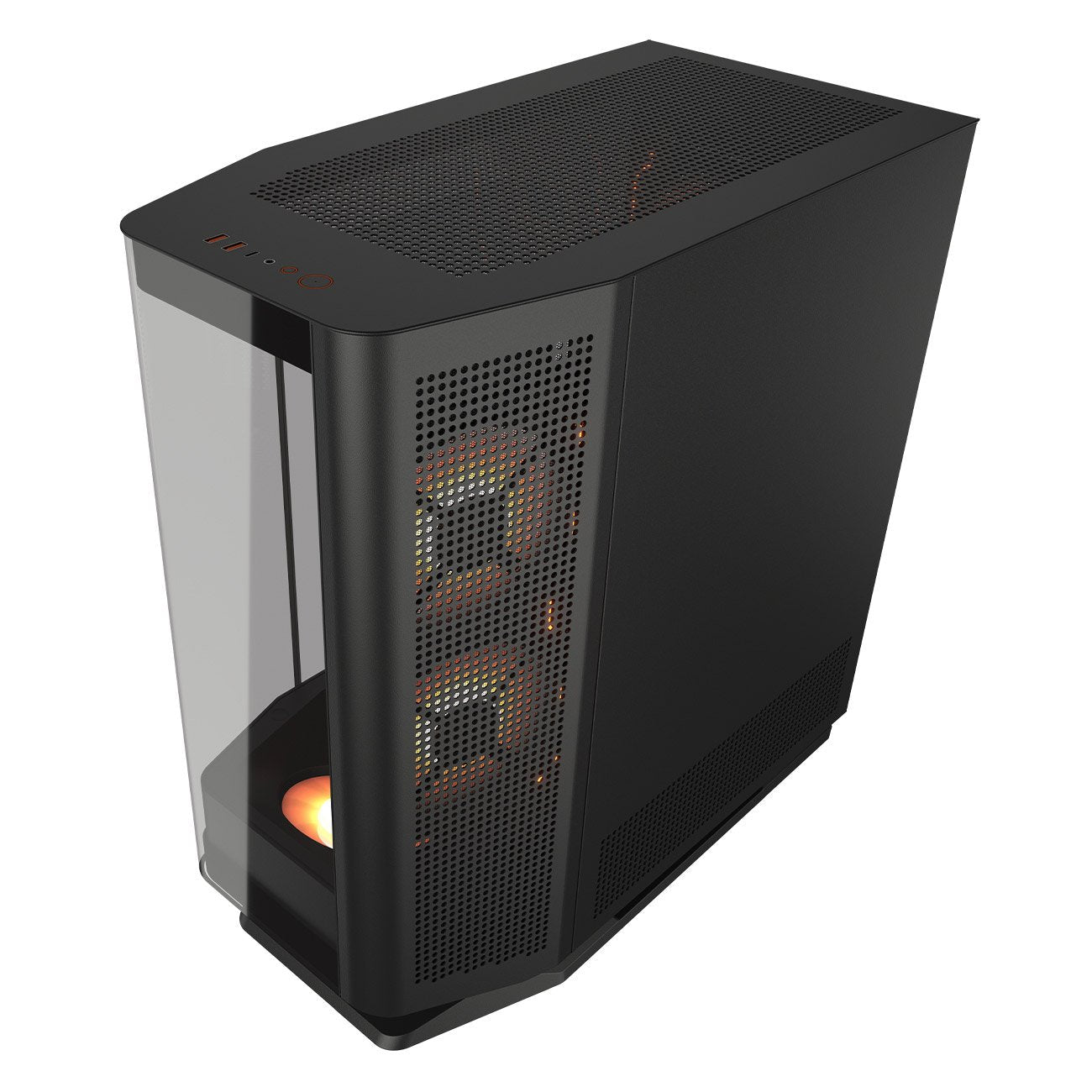 Caja Pc Cougar Semitorre Fv270 Rgb Negro