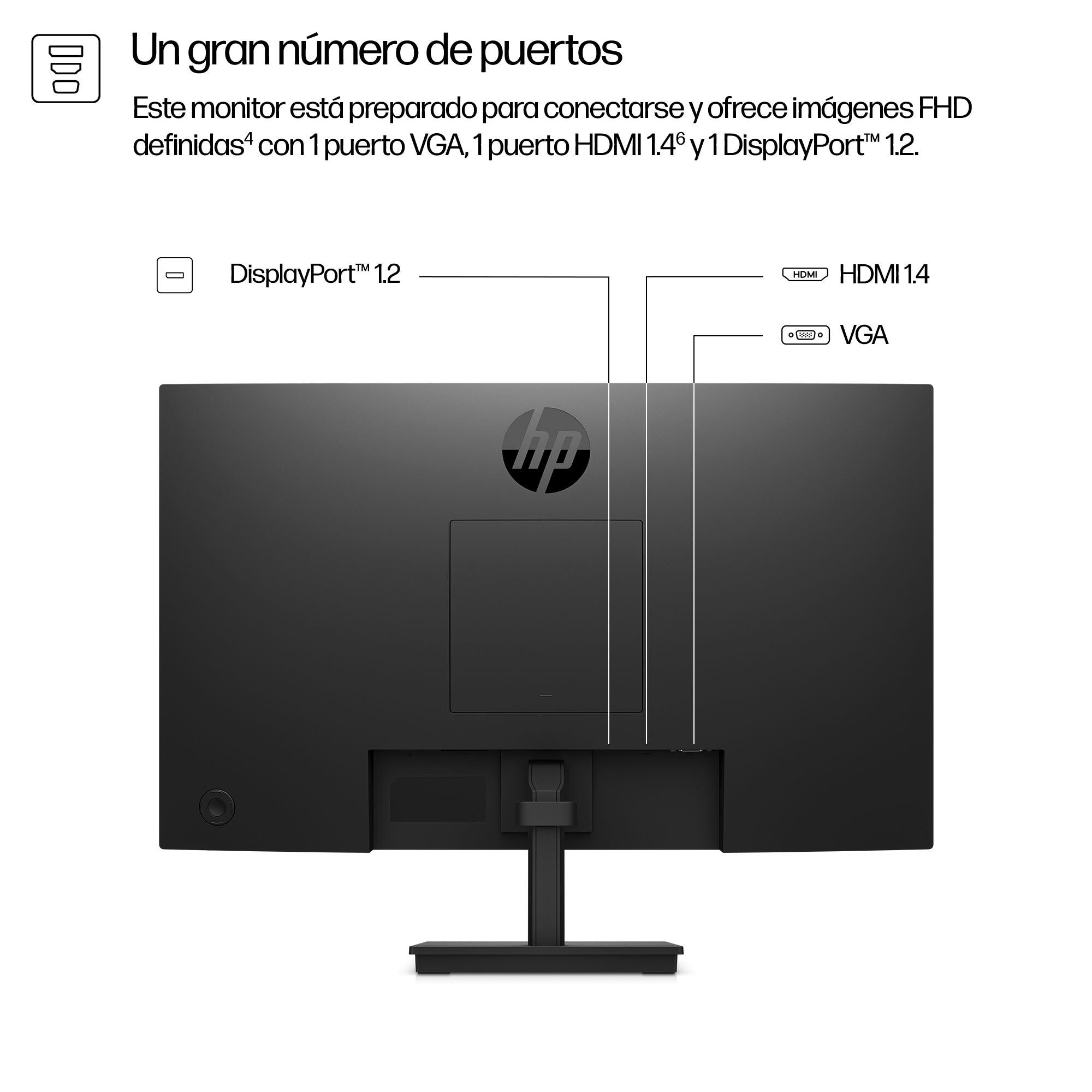 EAN 5715063760796 - HP Series 3 Pro 23.8 inch FHD Monitor - 324pf pantalla para PC 60,5 cm (23.8") 1920 x 1080 Pixeles Full H imagen 4