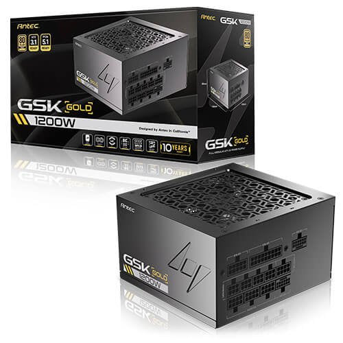 Fuente Alimentacion Antec Modular Gsk 1200w 80+ Gold Atx 3.1 Pcie 5.1