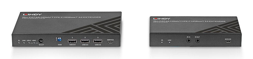 Kvm Lindy Cat.6-C And Usb 3.0 Switch 70m
