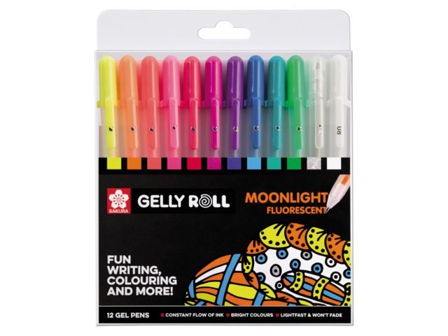EAN 8712079395711 - Sakura POXPGBMOO12 bolígrafo de gel Fino Bolígrafo de gel con tapa Multicolor 12 pieza(s) imagen 1