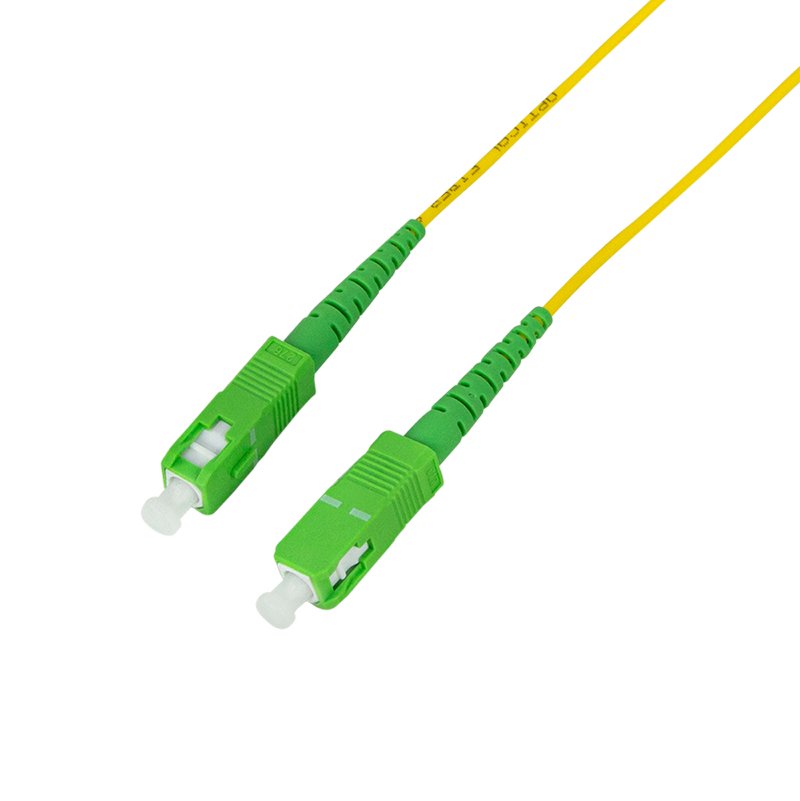 Cable De Fibra Óptica Para Router 20m -Ø2 Mm Amarillo Latiguillo Monomodo Ftth - 9/125 Os2 - Sc/Apc-Sc/Apc Simplex - Compatible