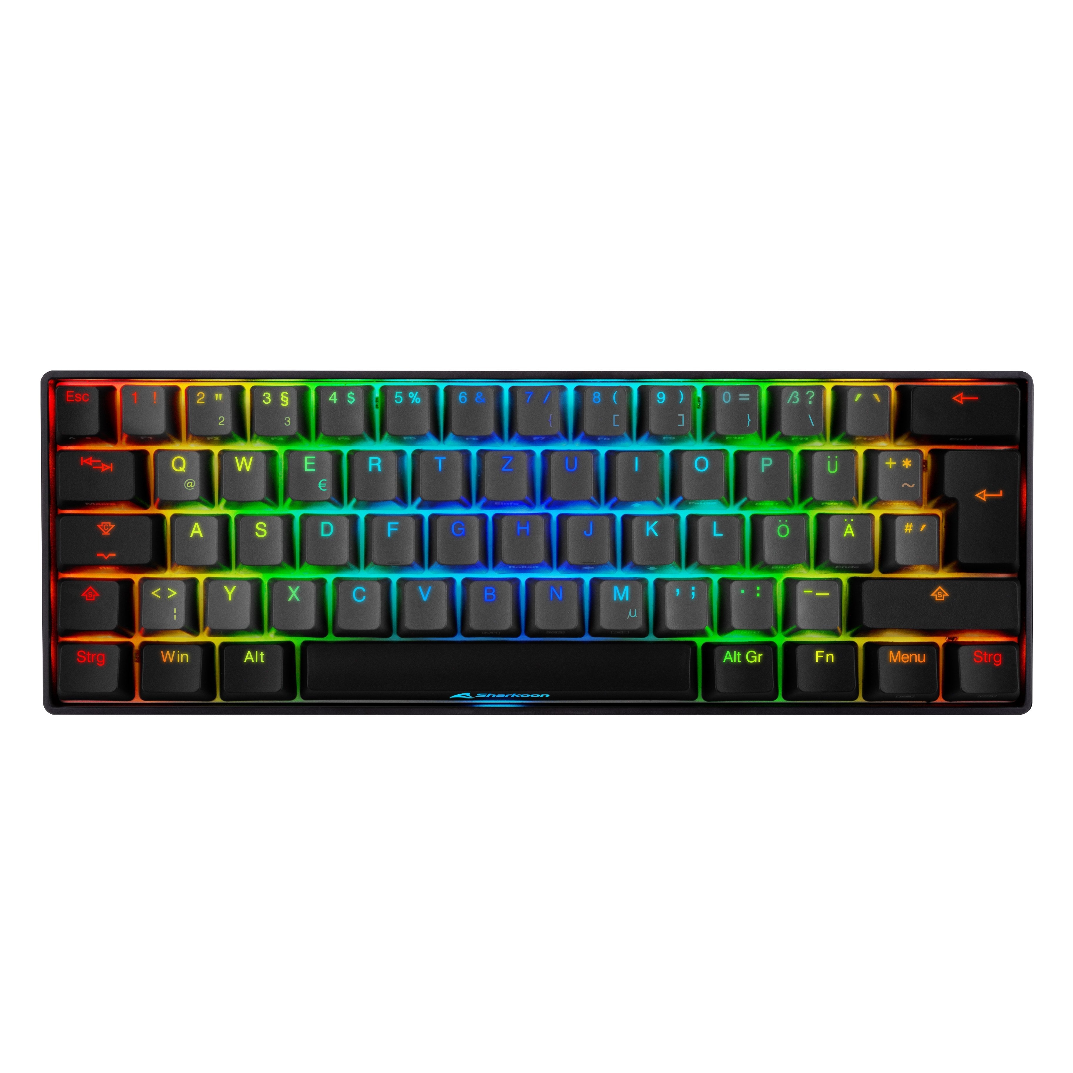 Teclas (Aleman) Sharkoon Skiller Sac20 S4, 4044951037452