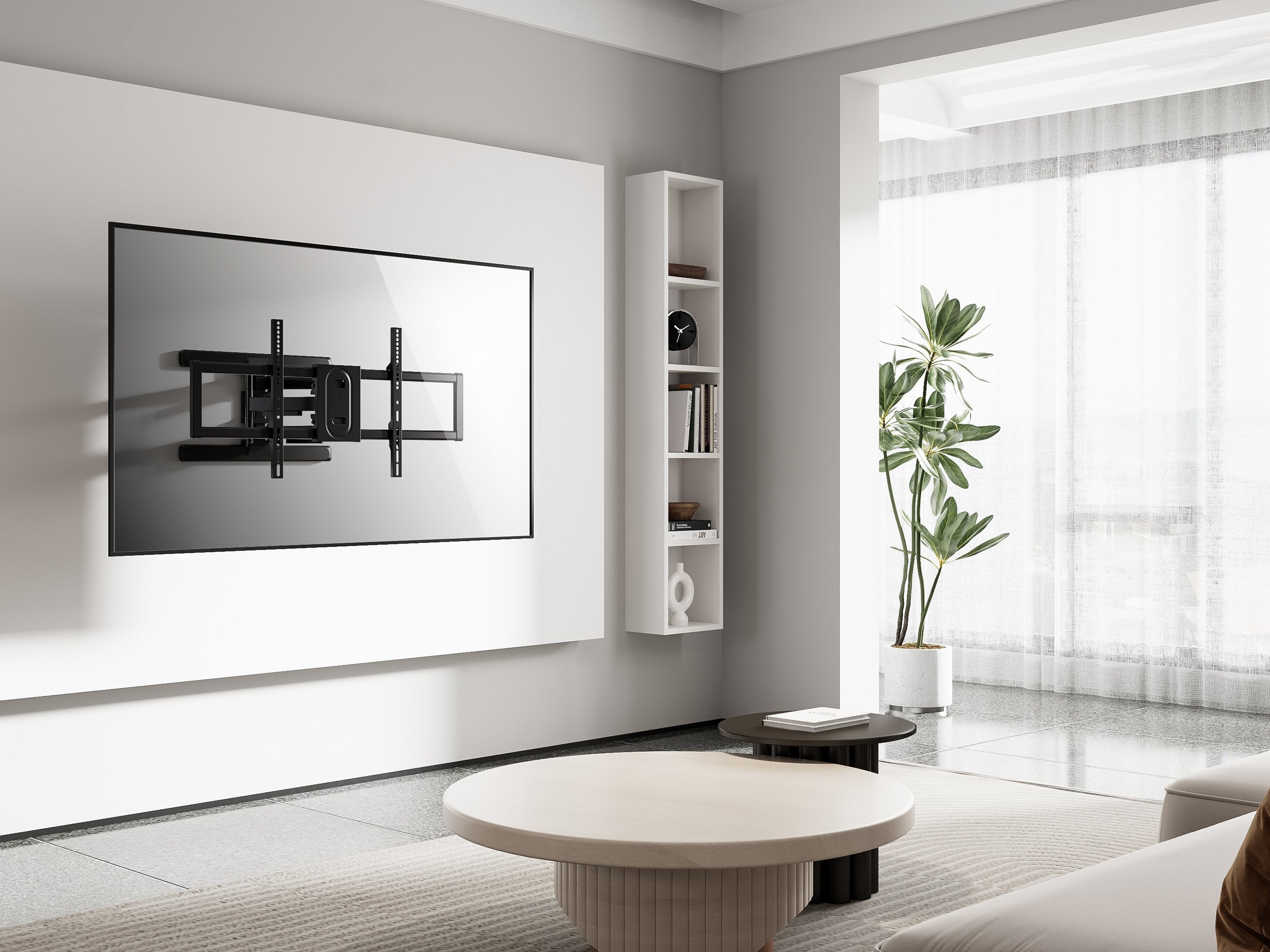 Soporte Equip De Tv De Movimiento Completo De 43"-100