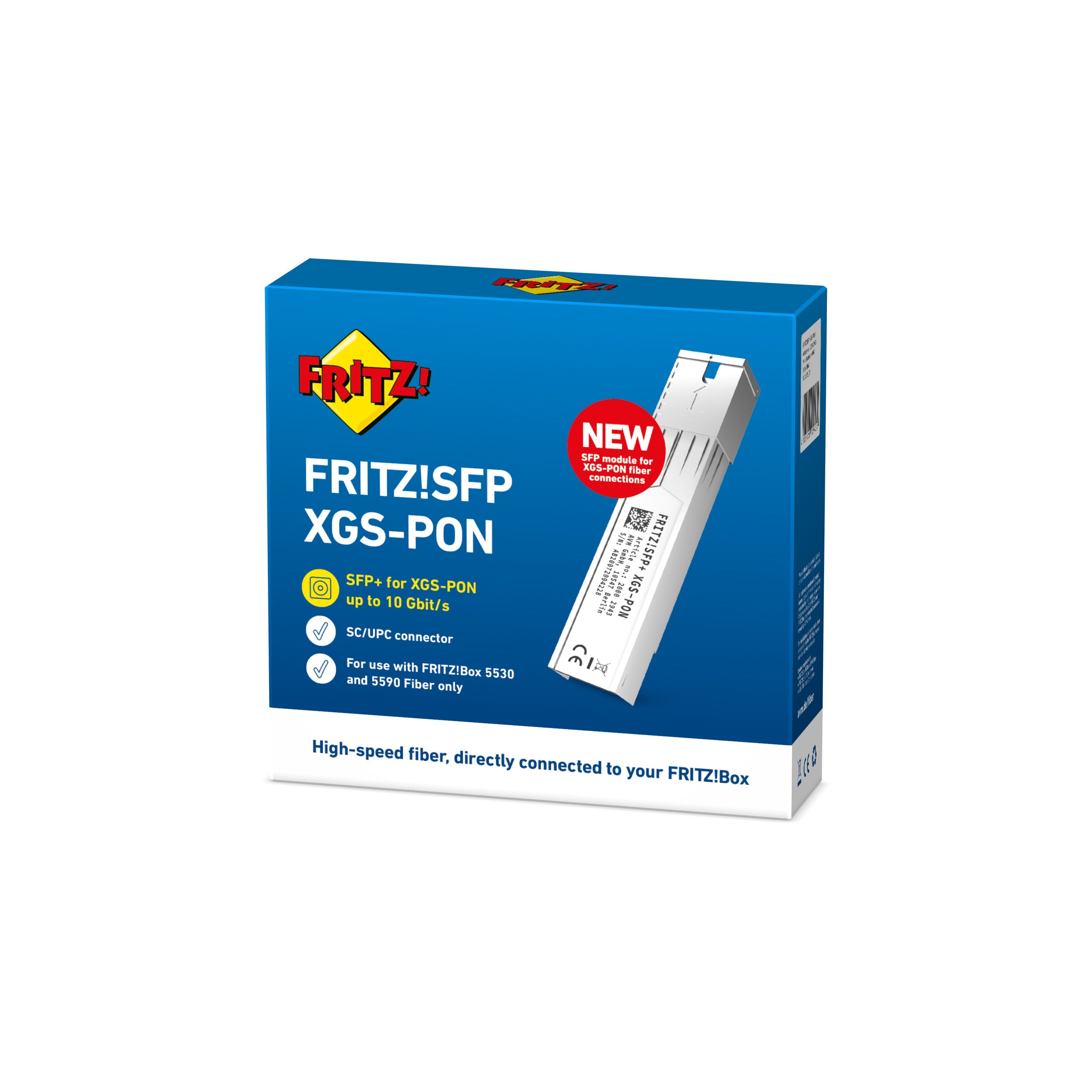 EAN 4023125029431 - FRITZ! SFP XGS-PON red modulo transceptor Fibra óptica 10000 Mbit/s imagen 3