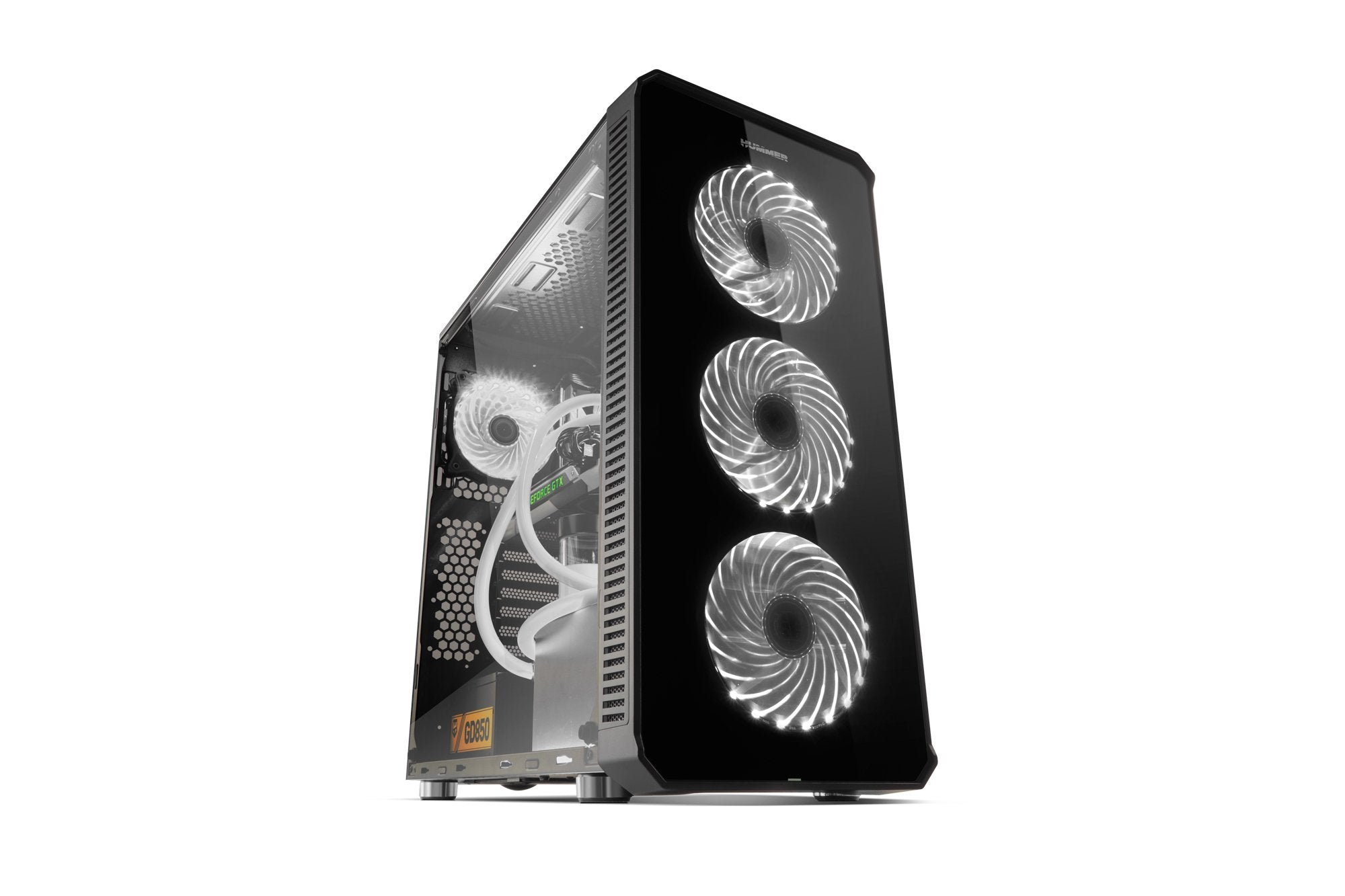 Caja Pc Nox Atx Hummer Tgx. Torre. Cristal Templado Usb 3.0 Con Ventiladores